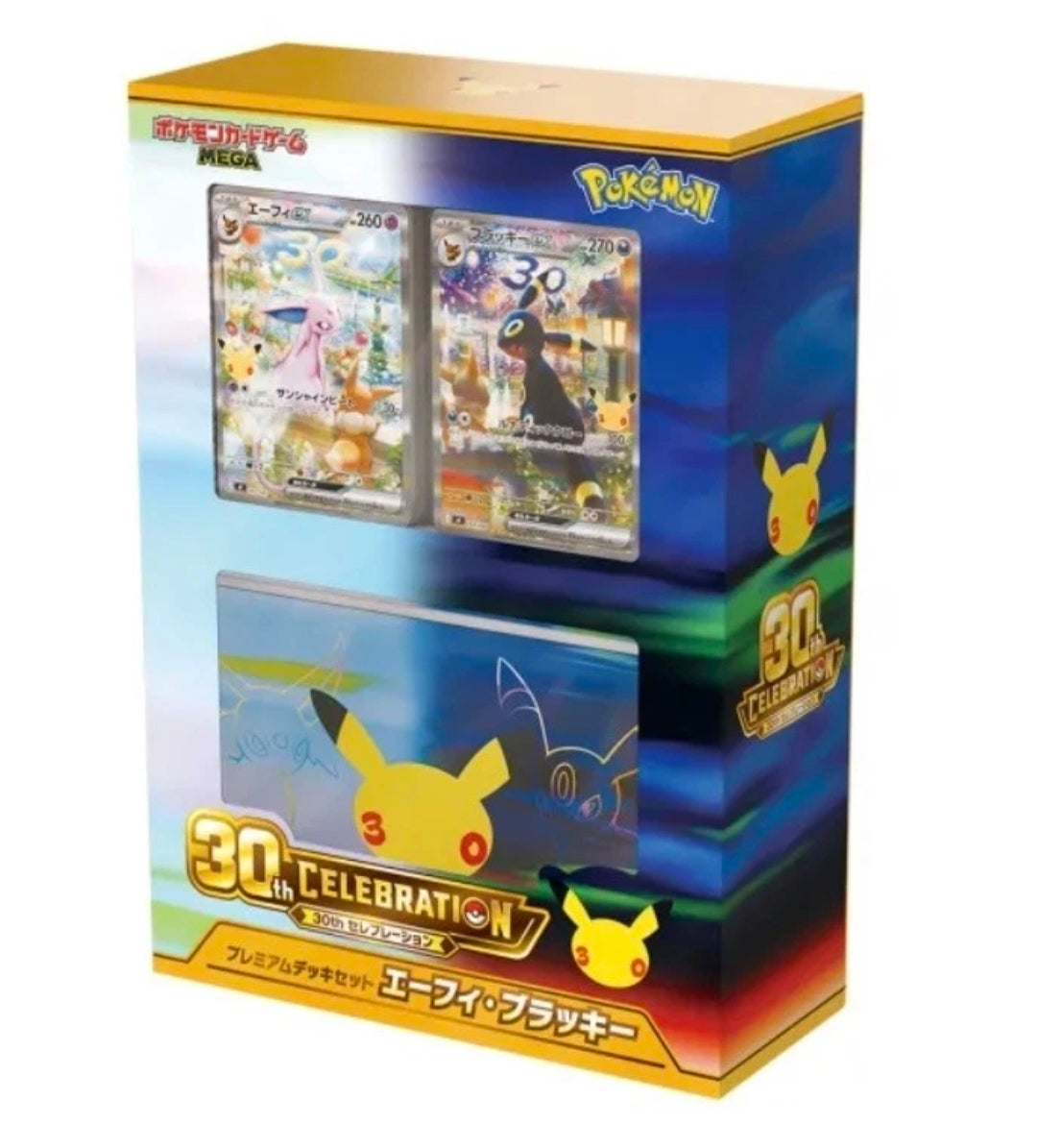30th anniversary Espeon & Umbreon premium deck sæt