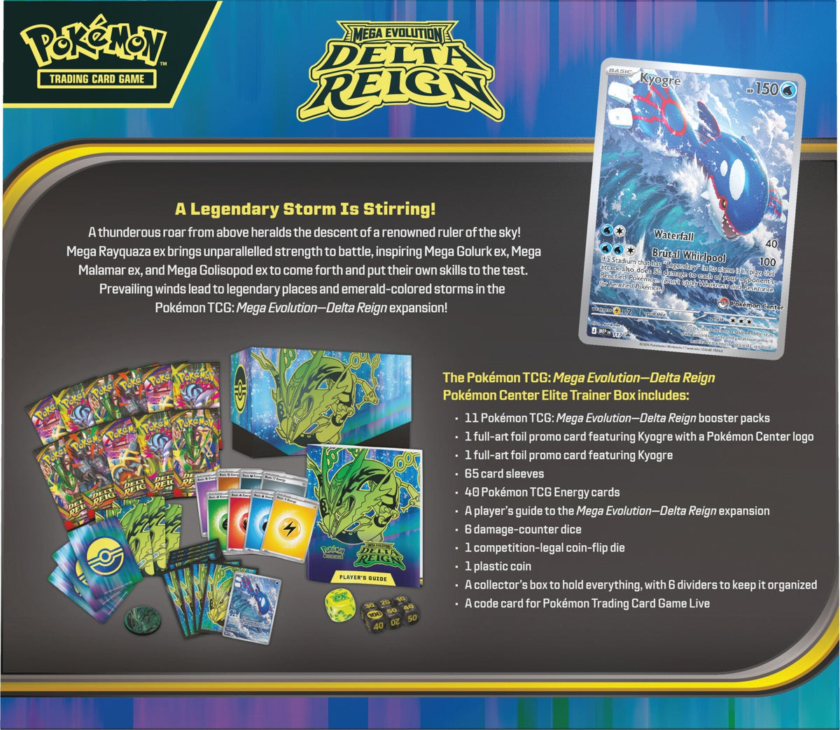 Mega Evolution: Delta Reign - Pokemon Center Elite Trainer Box